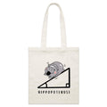 Hippopotenuse Hippo Hypotenuse Parcel Canvas Tote Bag