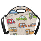 Kids Cars - Neoprene Lunch Bag Neoprene Lunch Bag Printed Offshore