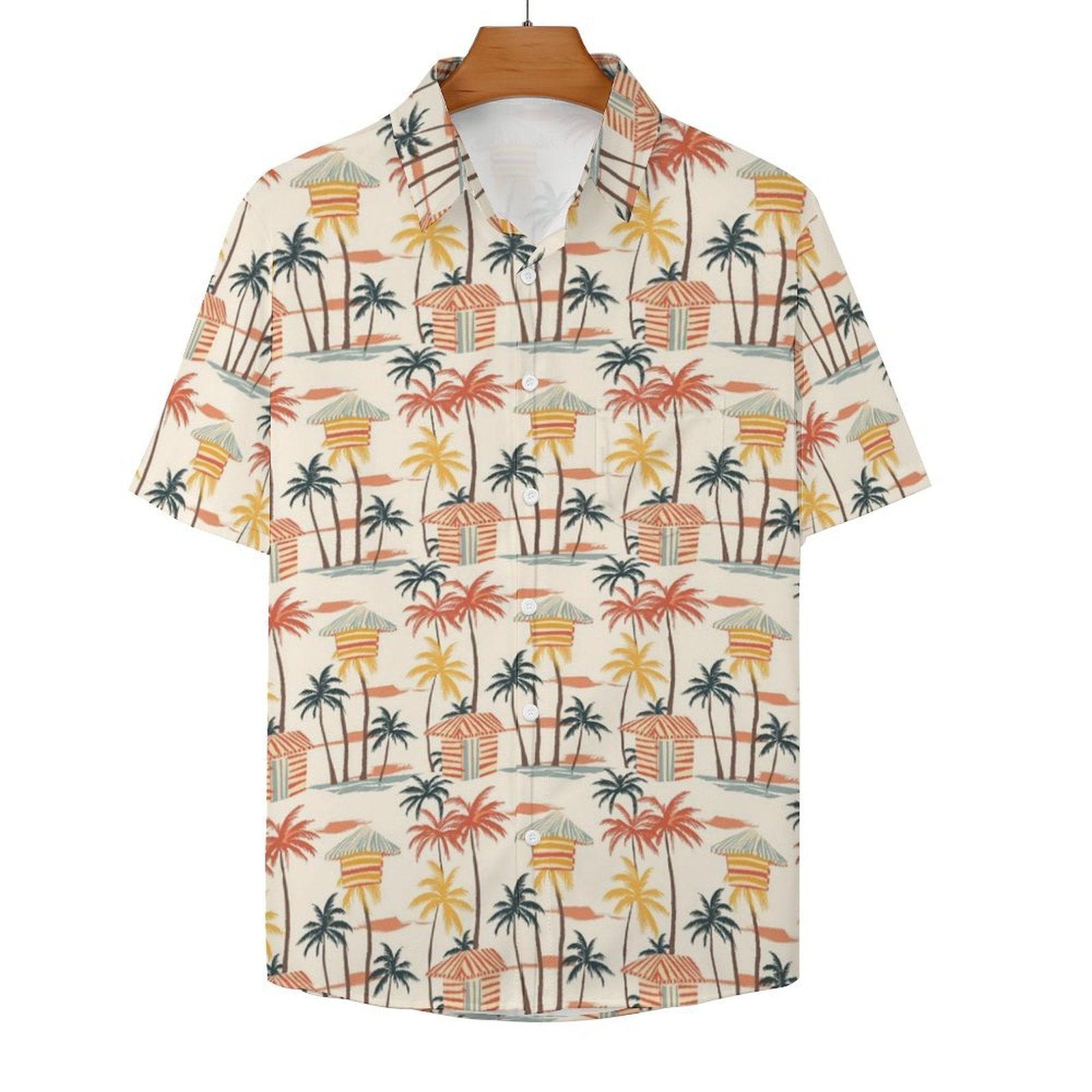 Beach Shack Women's Short-Sleeve Button Up Shirt Women's Short-Sleeve Button Up Shirt Printed Offshore Surf