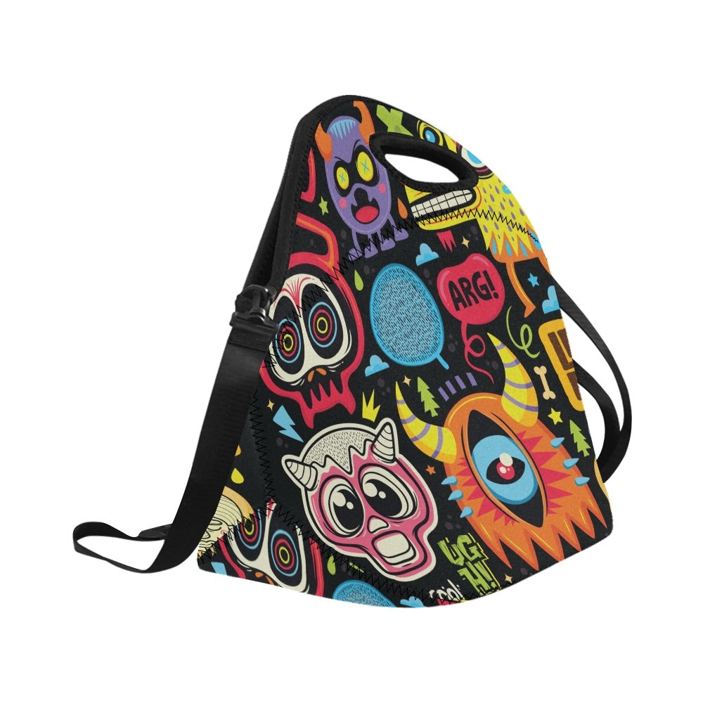 Monster Kids - Neoprene Lunch Bag Neoprene Lunch Bag Printed Offshore