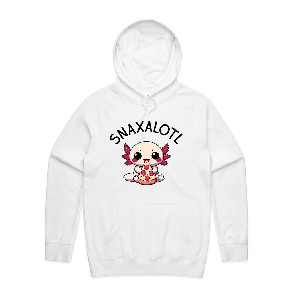 Snaxalotl, Axolotl Pizza - Mens Hoodie