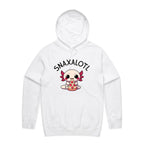 Snaxalotl, Axolotl Pizza - Mens Hoodie