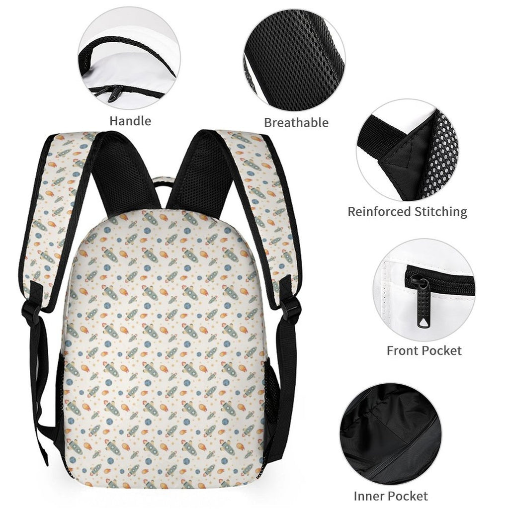 Rockets Backpack, Lunch Bag & Pencil Case Set