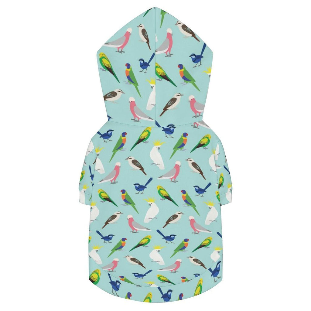 Australian Birds Pet Hoodie (Small Size)