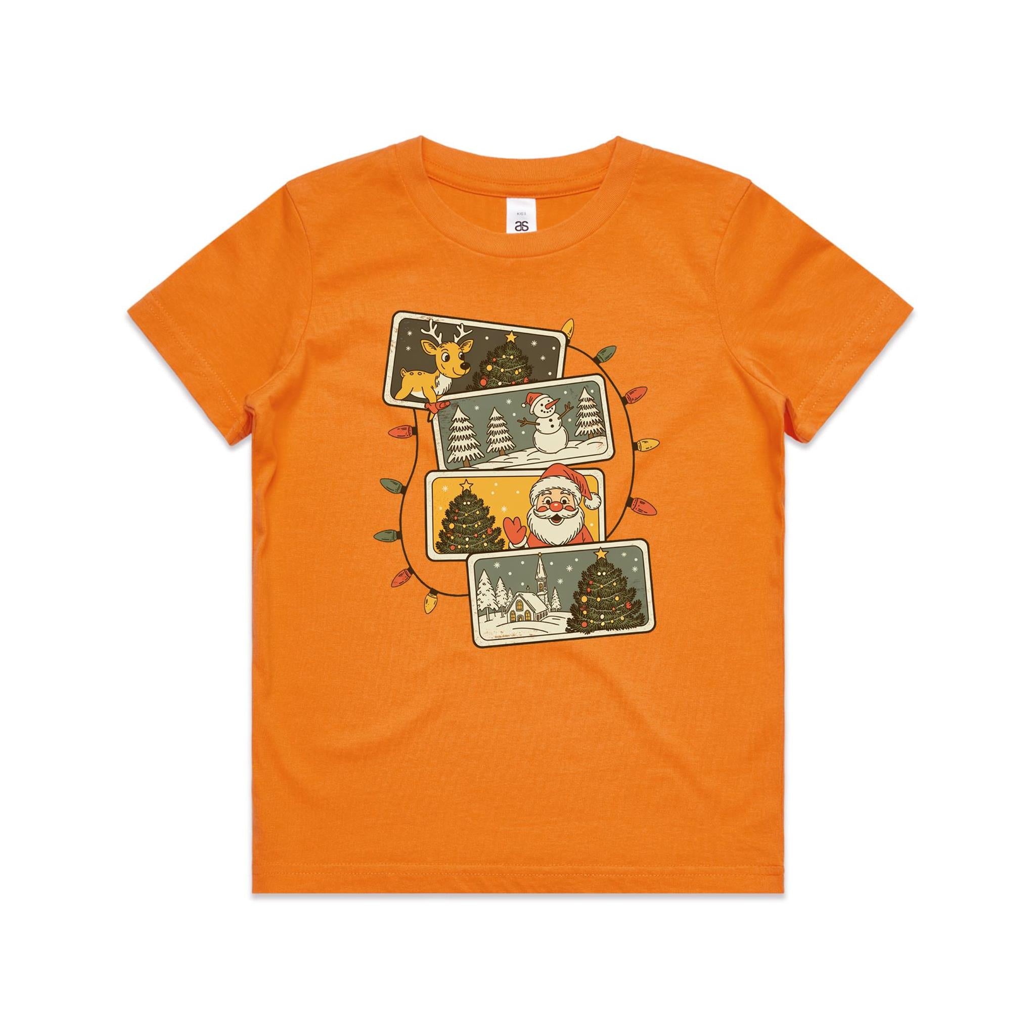 Retro Christmas Cards - Kids Youth T-shirt