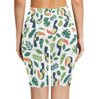 Toucans Women's Bike Shorts With Side Pockets Women's Bike Shorts animal Printed Offshore