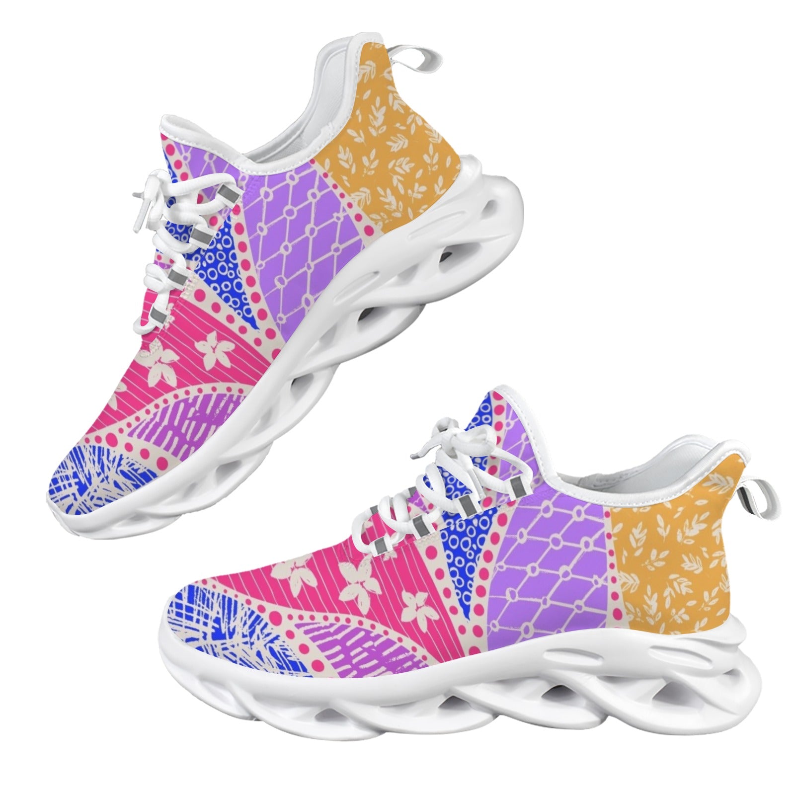 Pink Swirl Women's Twisted Sole Sneakers