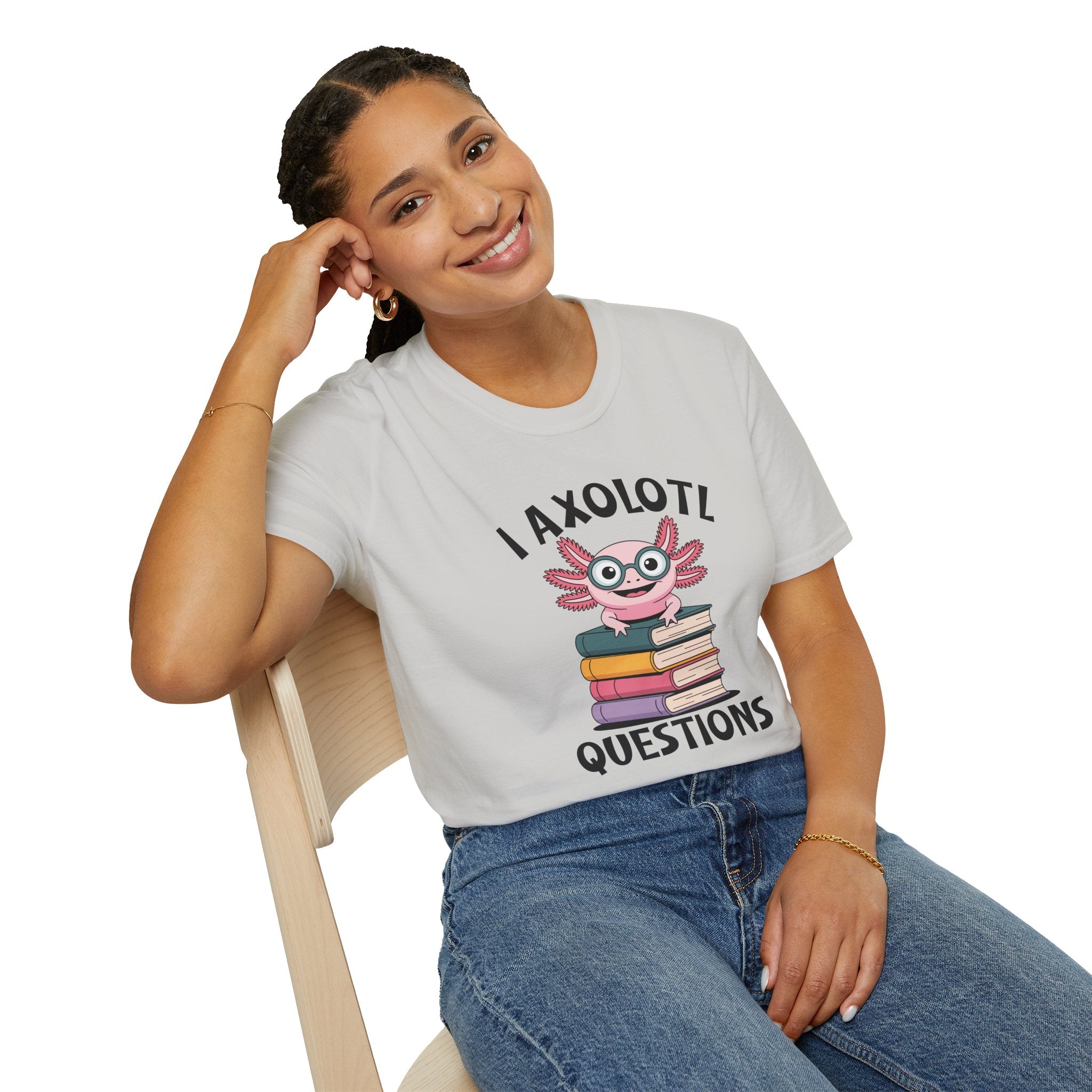 I Axolotl Questions - Unisex Softstyle T-Shirt