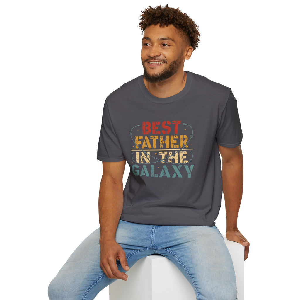 Best Father in the Galaxy - Unisex Softstyle T-shirt