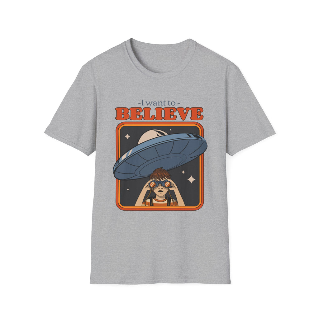 I Want To Believe, UFO - Unisex Softstyle T-Shirt
