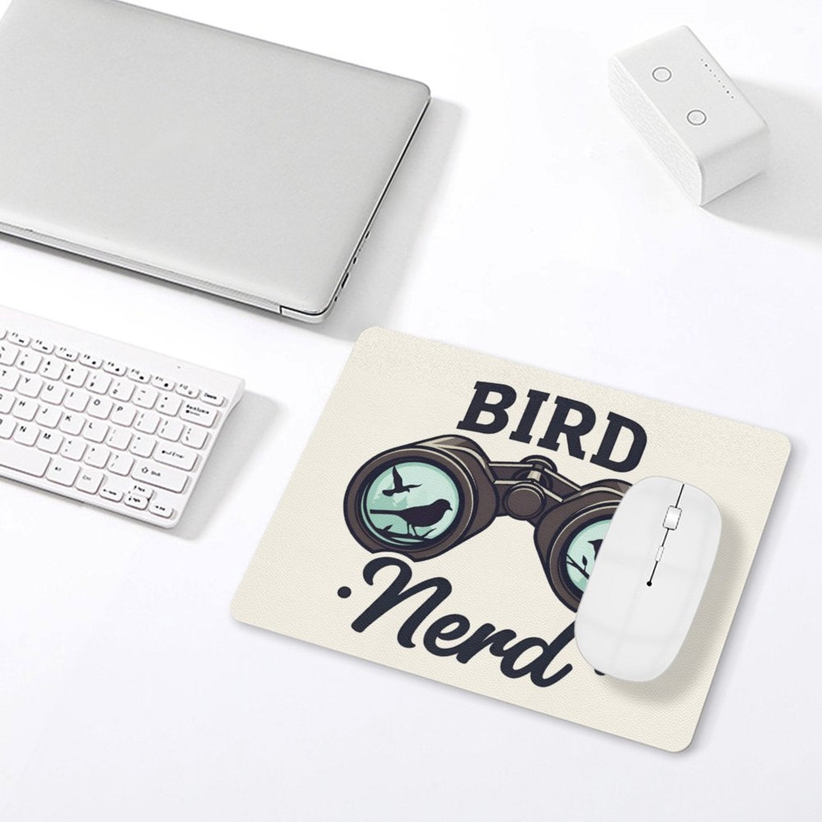 Bird Nerd Leather Mouse Pad Leather Mouse Pad animal Birds Printed Offshore
