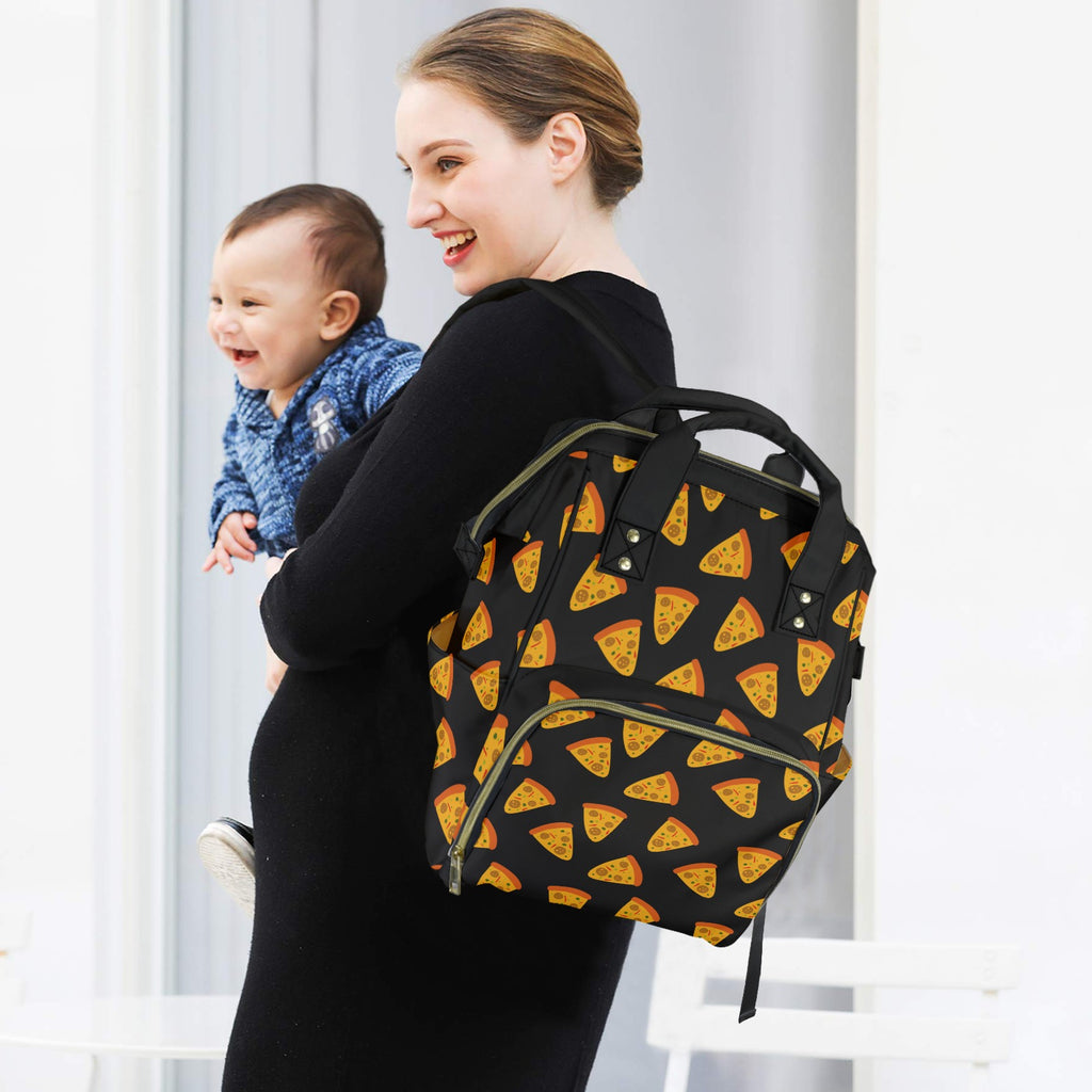 Pizzas - Multi-Function Backpack, Nappy / Diaper Bag