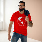 No Planet B - Men's Staple Tee Red Mens Premium T-Shirt Environment Printed in AU and US