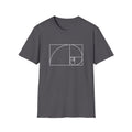 Fibonacci Unisex Softstyle T-Shirt Charcoal T-Shirt Australian Printer Maths Science
