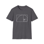 Fibonacci Unisex Softstyle T-Shirt Charcoal T-Shirt Australian Printer Maths Science