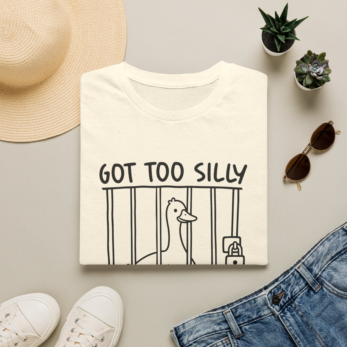 Got Too Silly Goose Unisex T-Shirt Unisex Adult T-shirt animal Globally Fulfilled