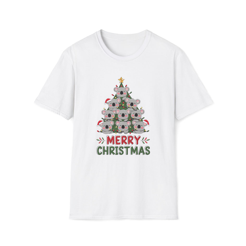 Australian Koala Christmas Tree - Unisex Softstyle T-Shirt