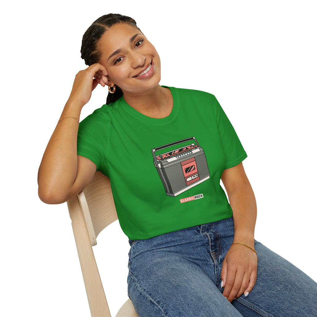 Classic Rock, Cassette Player - Unisex Softstyle T-Shirt