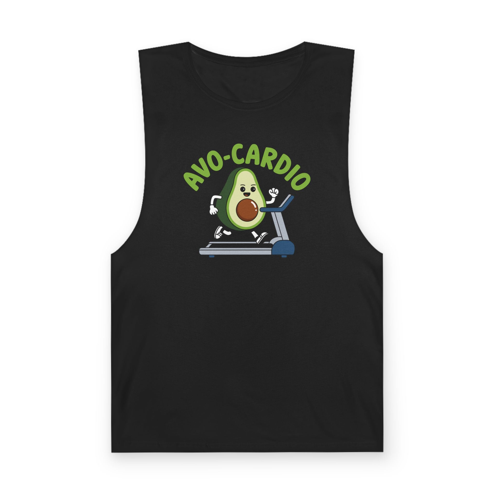 Avo-Cardio, Avocado Treadmill - Unisex Barnard Tank