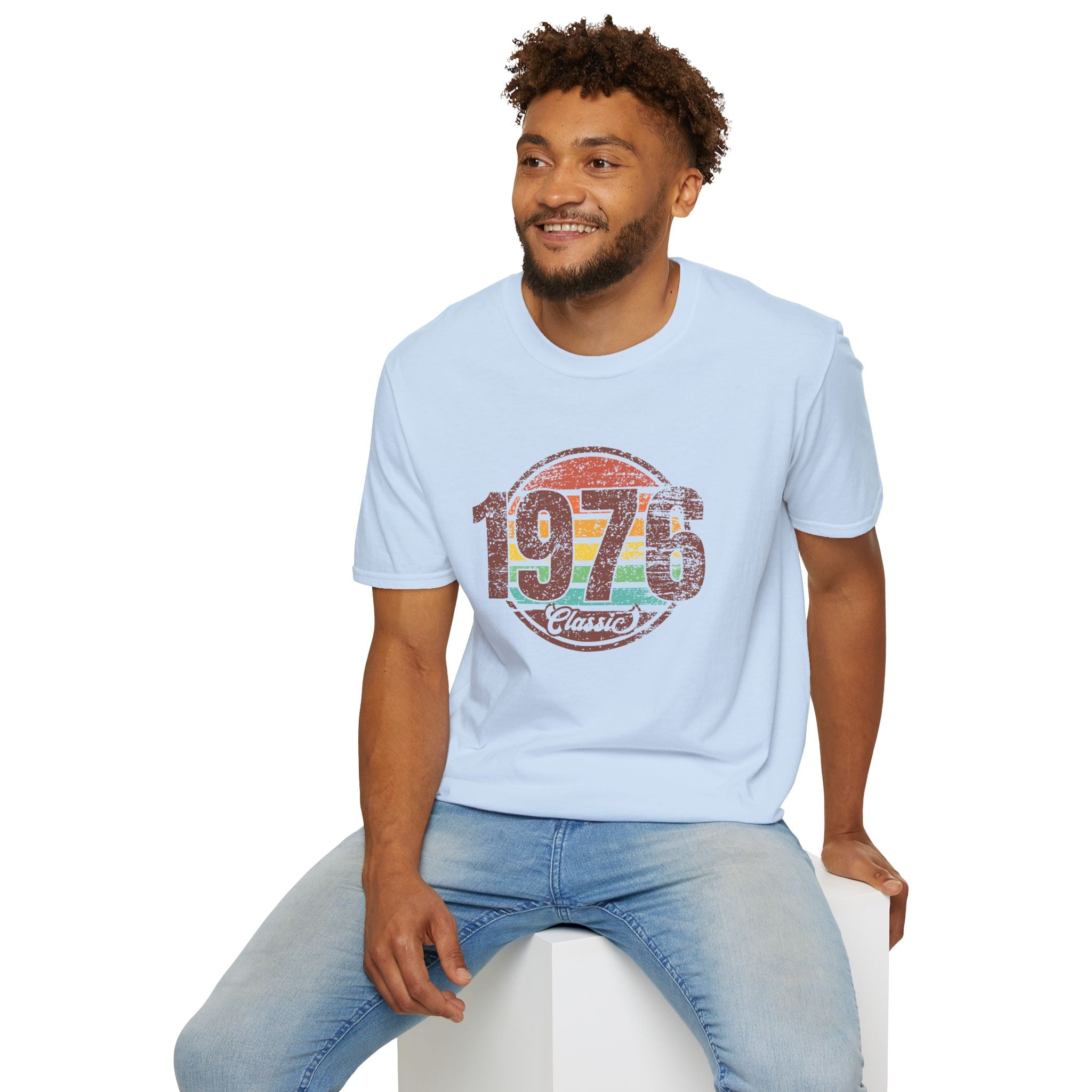 Turning 50 1976 Classic Unisex Softstyle T-Shirt Unisex Adult T-shirt Australian Printer Birthday Retro