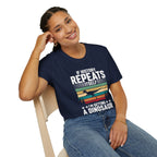 If History Repeats Itself I'm Getting A Dinosaur Unisex T-Shirt Unisex Adult T-shirt animal Globally Fulfilled