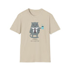 Not Before My Coffee, Cat - Unisex Softstyle T-Shirt
