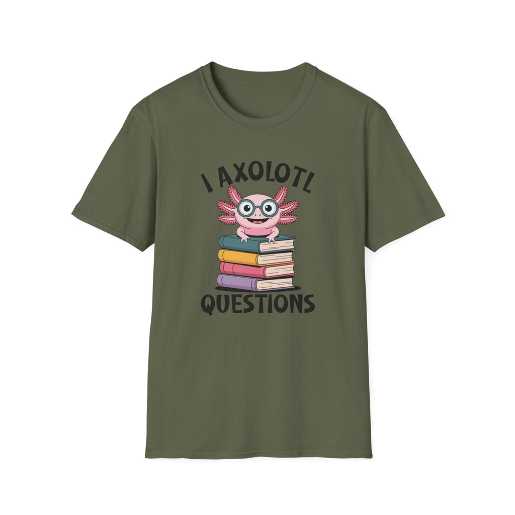 I Axolotl Questions - Unisex Softstyle T-Shirt