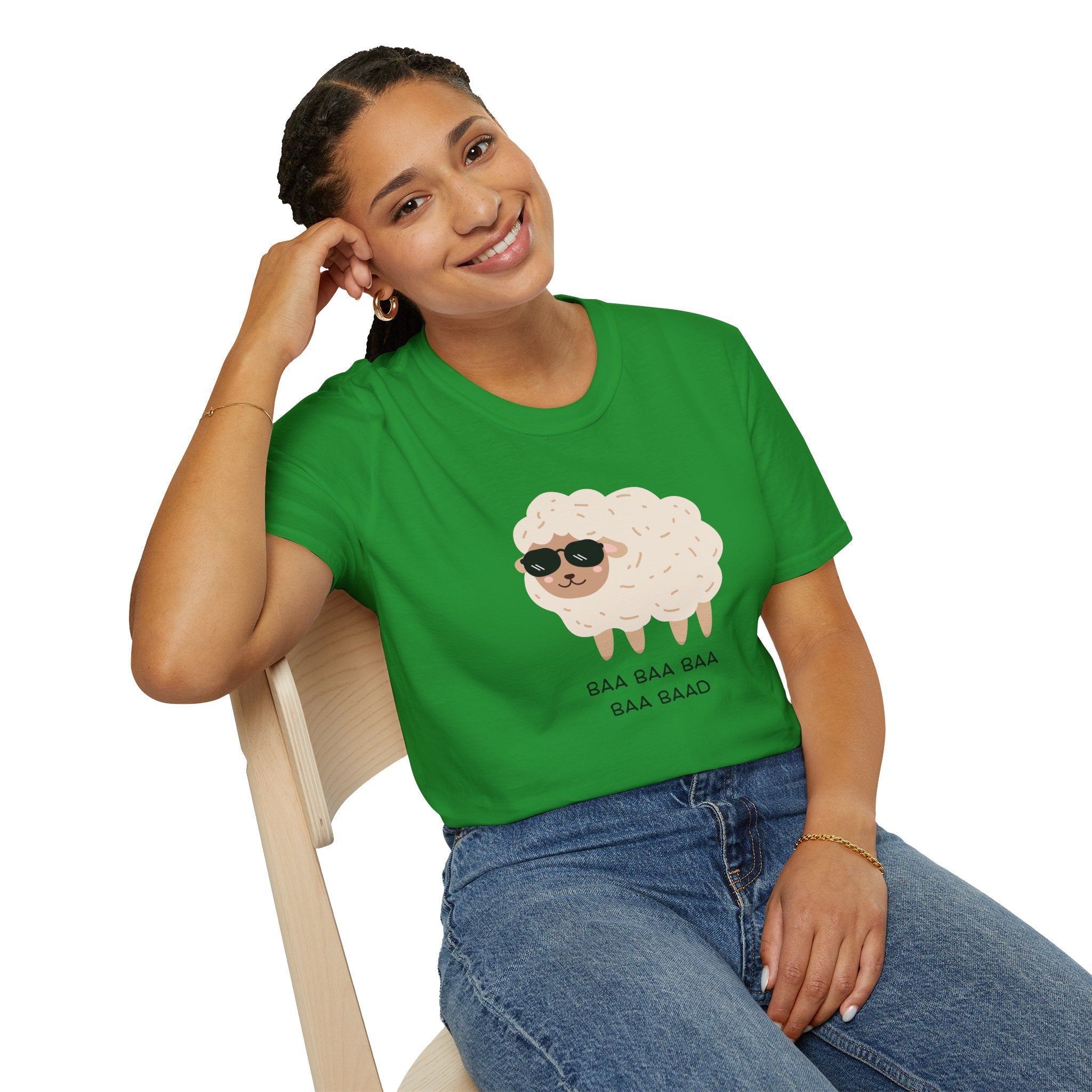 Sheep, Baa Baa Baa Baa Baad - Unisex Softstyle T-Shirt