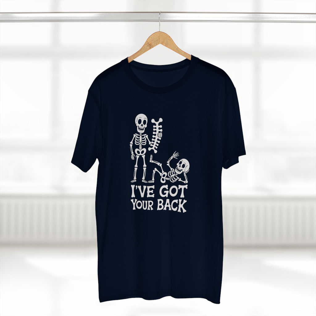 Skeleton, I've Got Your Back - Mens Adult Staple Tee