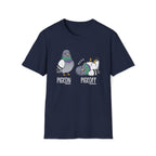 Pigeon vs Pigeoff Unisex T-Shirt Unisex Adult T-shirt Birds Globally Fulfilled