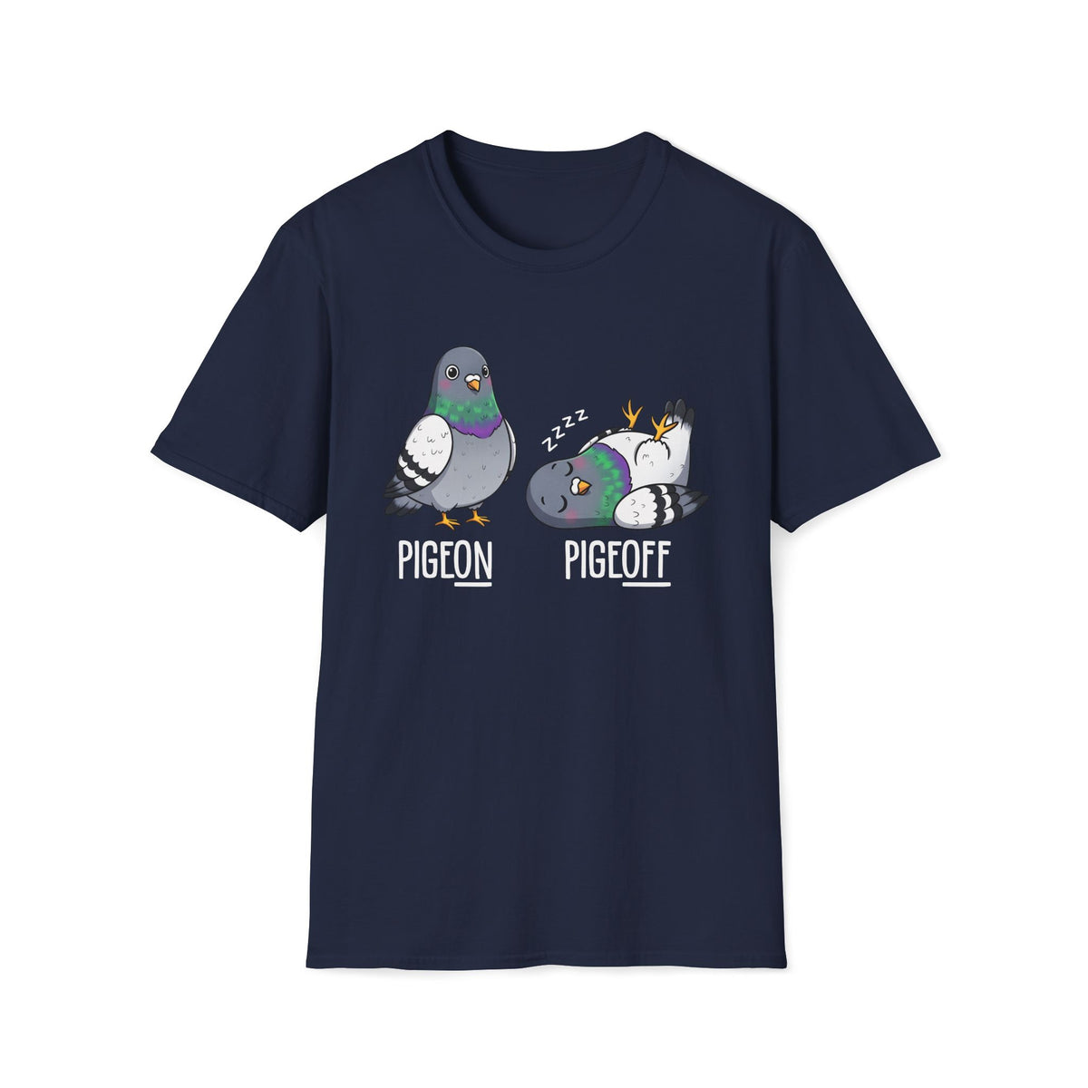 Pigeon vs Pigeoff Unisex T-Shirt Unisex Adult T-shirt Birds Globally Fulfilled
