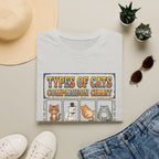 Types Of Cats Unisex T-Shirt Unisex Adult T-shirt animal Globally Fulfilled