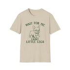 Wait For Me French Bulldog Unisex T-Shirt Sand Unisex Adult T-shirt animal Globally Fulfilled