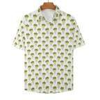 Happy Bok Choy Women's Collared Pocketless Short Sleeve Shirt