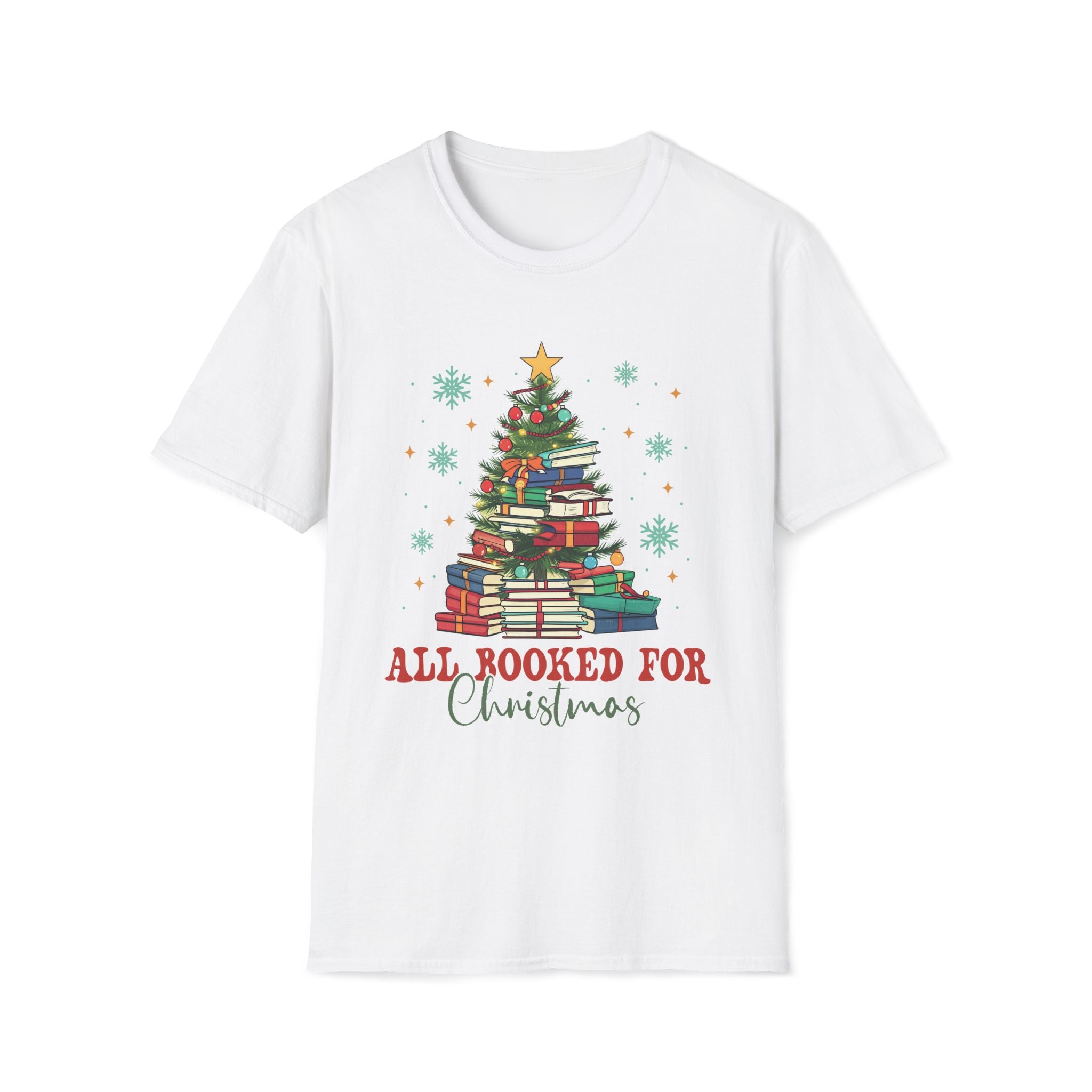 All Booked For Christmas - Unisex Softstyle T-shirt