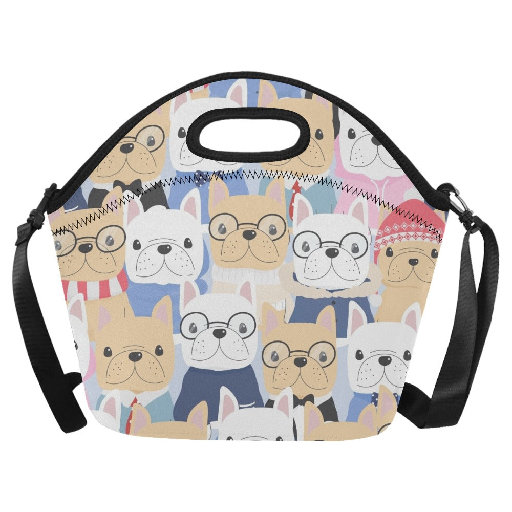 Dog Crowd - Neoprene Lunch Bag One Size Neoprene Lunch Bag Printed Offshore