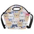 Dog Crowd - Neoprene Lunch Bag One Size Neoprene Lunch Bag Printed Offshore