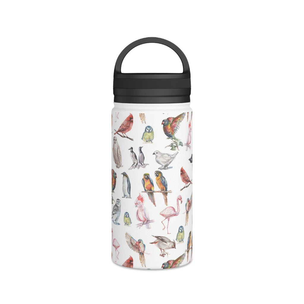 Birds Of A Feather Stainless Steel Water Bottle, Handle Lid Stainless Steel Water Bottle With Handle Lid animal Birds Globally Fulfilled