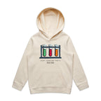 Test Tubes, Just Looking For A Reaction - Kids Hoodie Ecru Kids Hoodie Printed In Australia