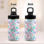 Mermaid World Kids Water Bottle with Chug Lid (12 oz) Kids Water Bottle with Chug Lid Printed Offshore