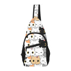 Cute Cartoon Cats - Chest Bag