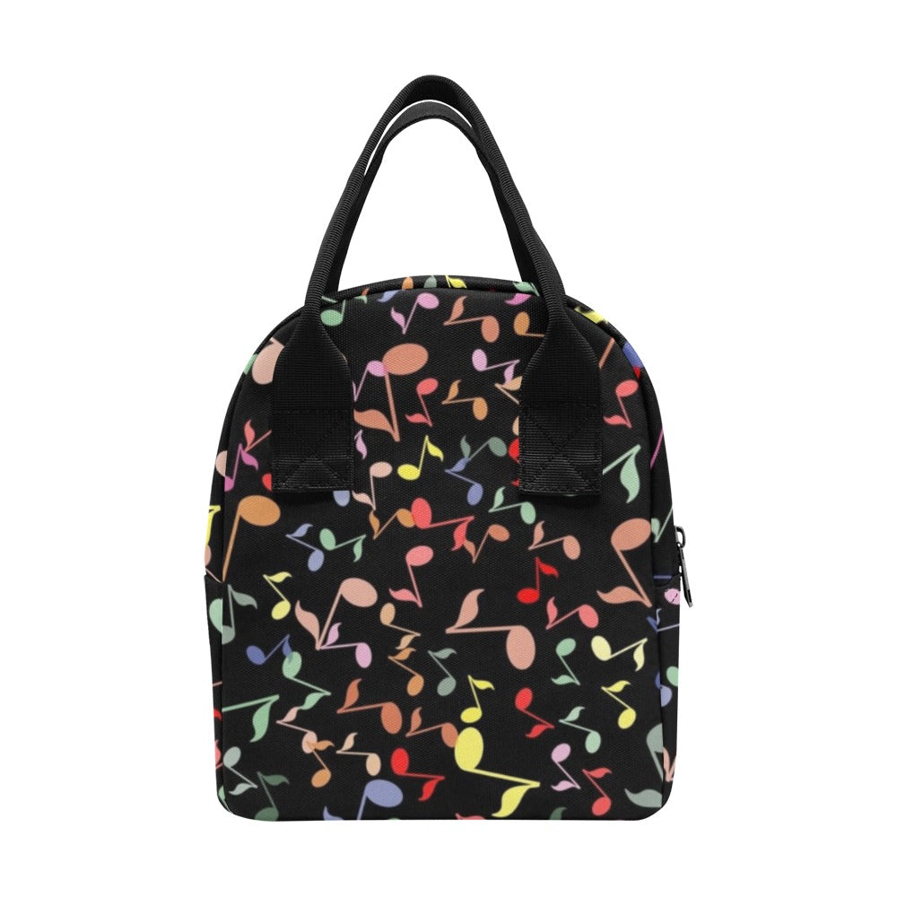 Quavers, Music Notes - Zipper Lunch Bag Zipper Lunch Bag Printed Offshore