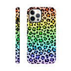 Rainbow Leopard Print - Apple iPhone Tough case iPhone 12 Pro Max iPhone Tough Case animal Globally Fulfilled