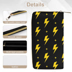 Yellow Lightning -  PU Leather Wallet
