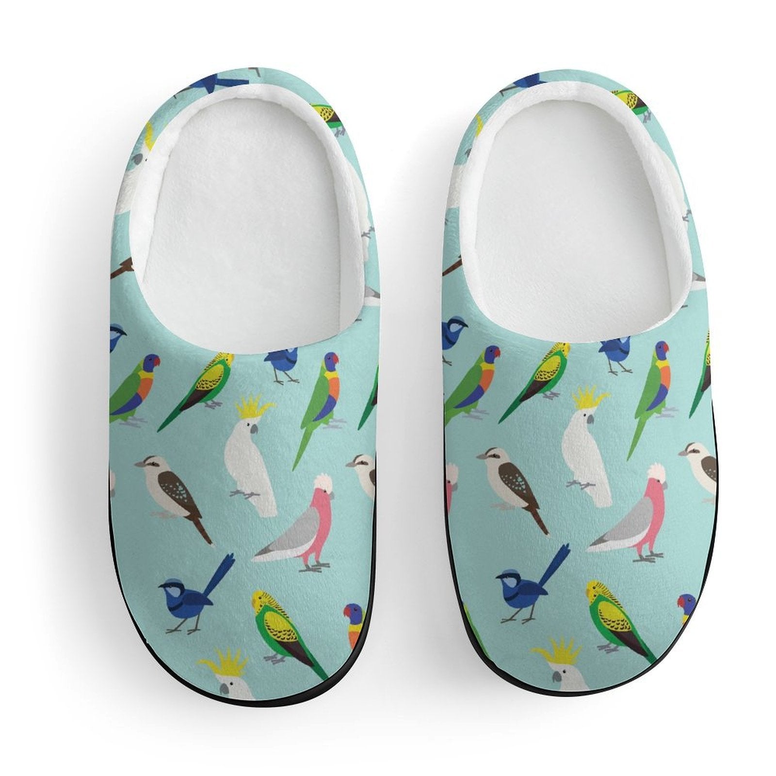 Australian Birds Kids Cotton Slippers