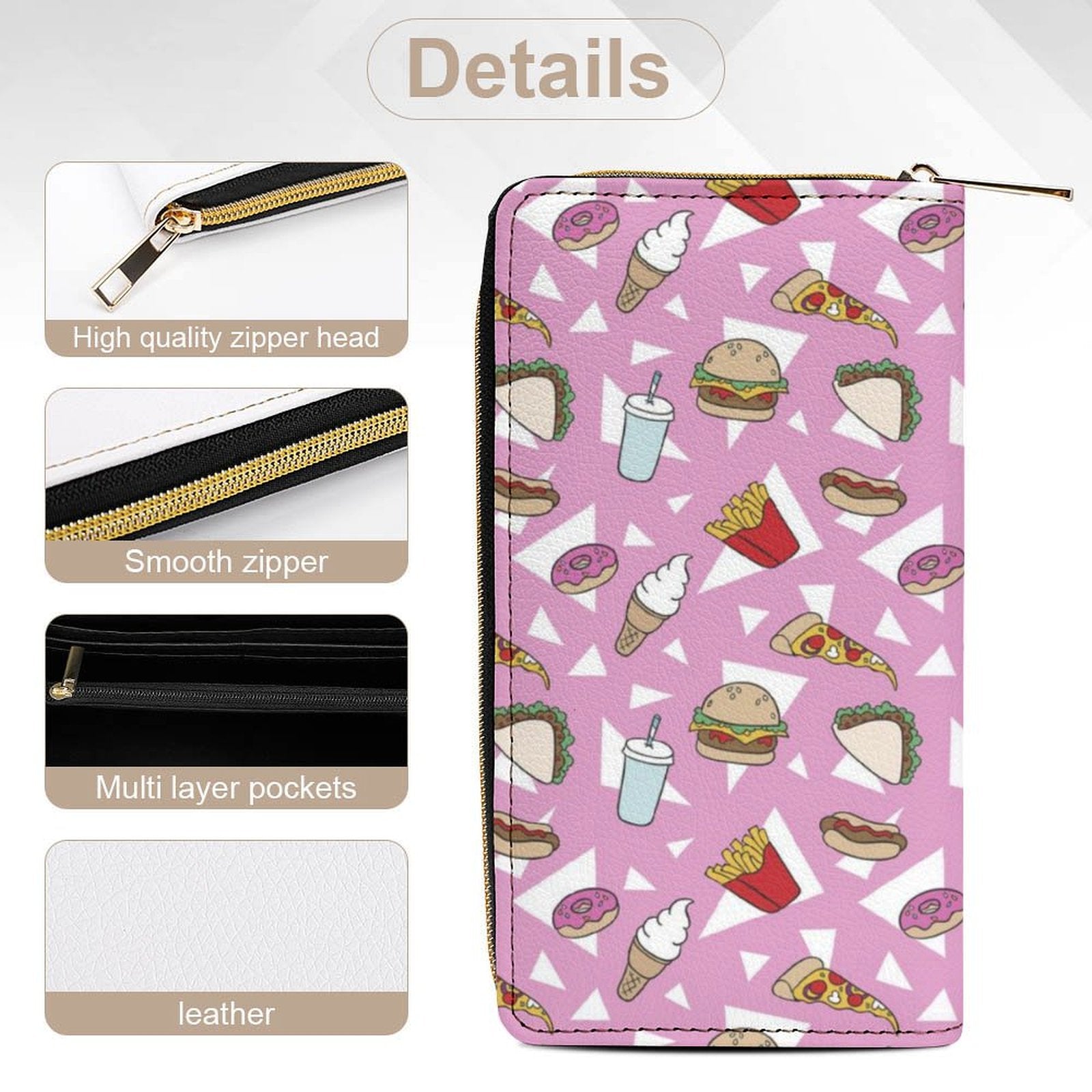 Fast Food  -  PU Leather Wallet