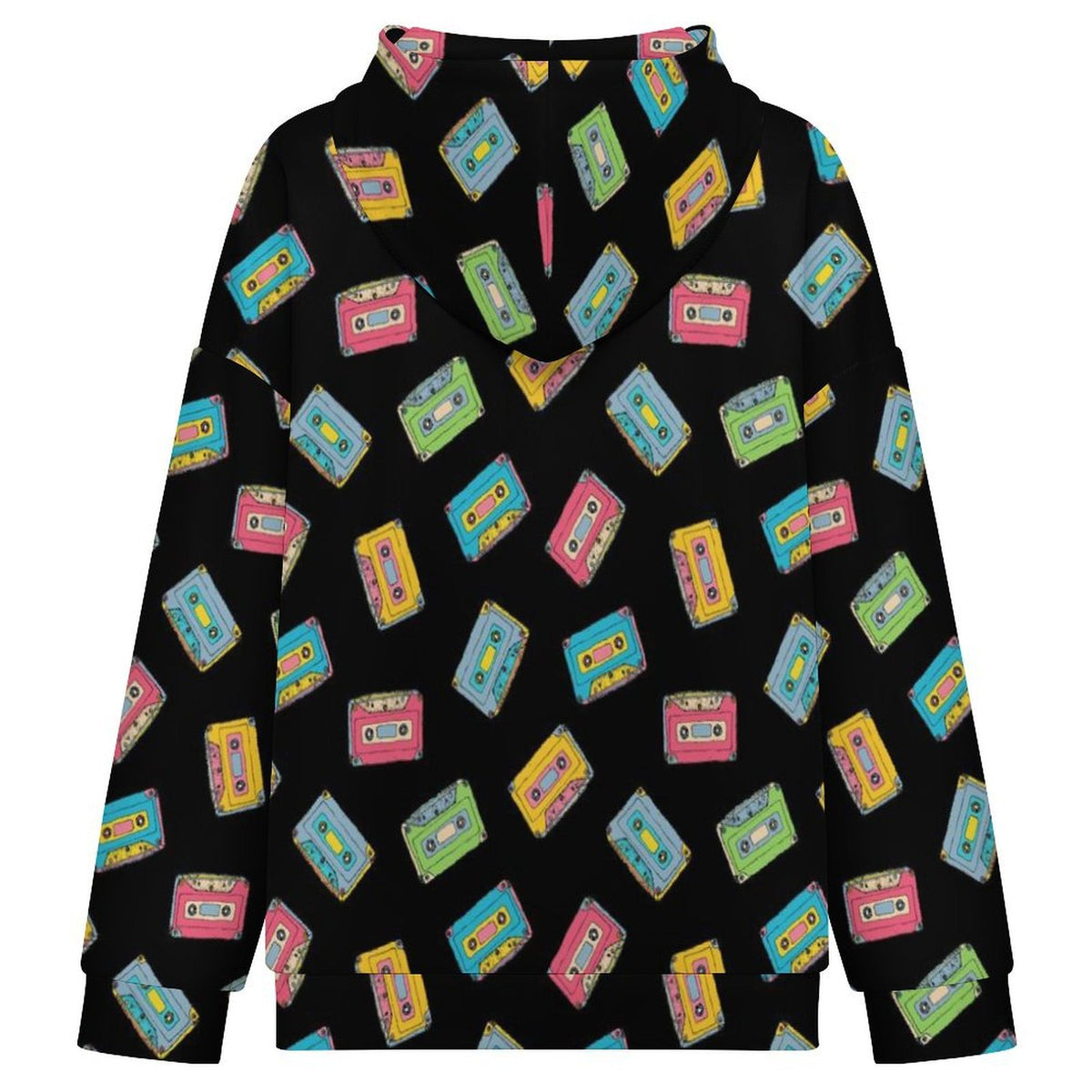 Colourful Cassettes Women's Full-Zip Hoodie
