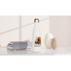 Sloth Race, We'll Get There When We Get There - White 17oz Stainless Steel Water Bottle White Water Bottle animal Globally Fulfilled