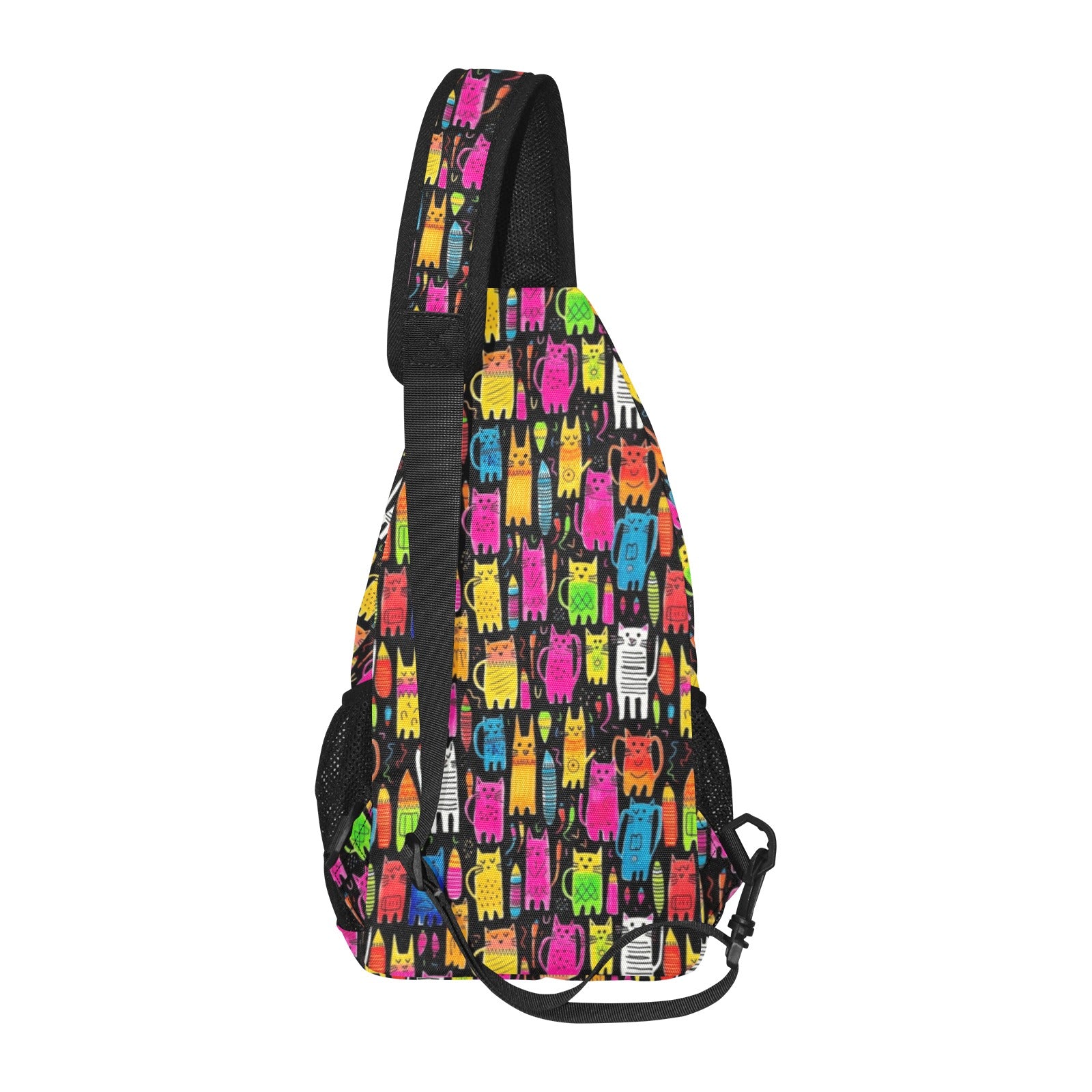 Colourful Cats - Chest Bag