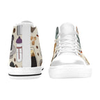 All The Coffee - Men's High Top Canvas Shoes